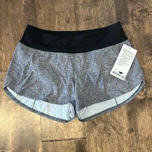 NWT Lululemon Speed Up Short 4”. Size 8